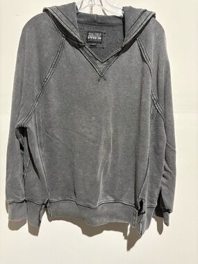 Women’s American Eagle Outfitters Charcoal Oversized V-Neck Pullover XS